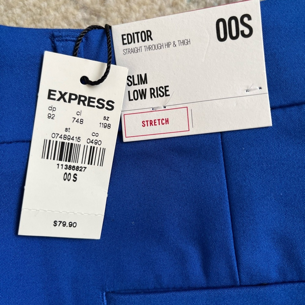 Express Royal Blue Editor Pants